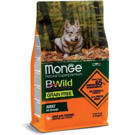 Monge Bwild Adult Dog Duck And Potato